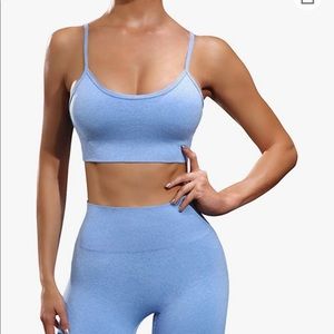 S Ash Blue Workout set